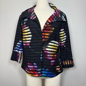 Joseph Ribkoff Vibrant Patterned Blazer